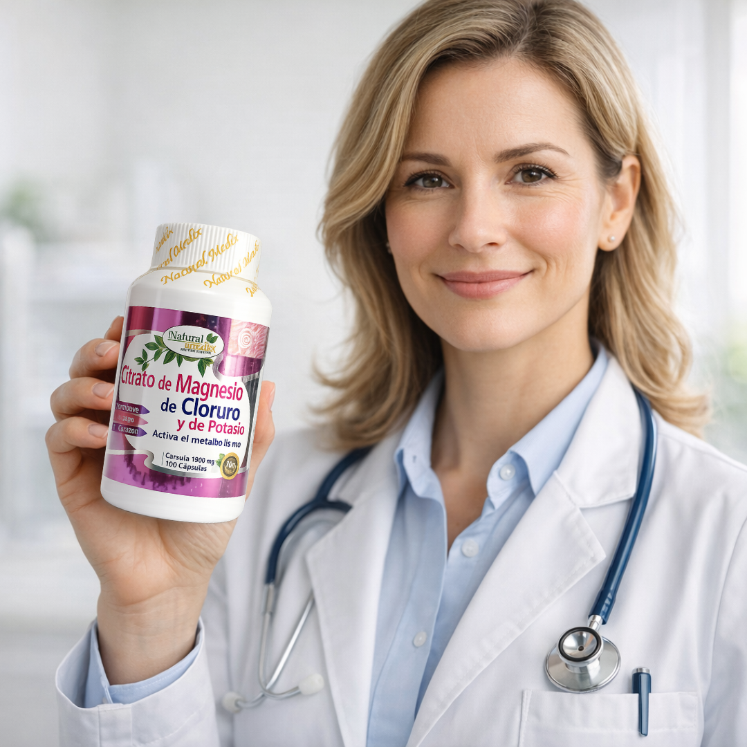 Citrato de magnesio de cloruro y de potasio