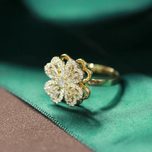 🍀ANILLO PROSPERO DE TREBOL🍀