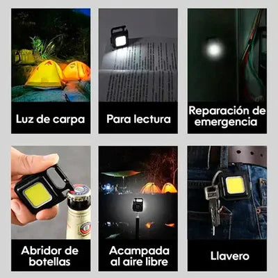Llavero con linterna🔦 multiusos
